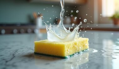 avoid kitchen cleaning with sandpaper