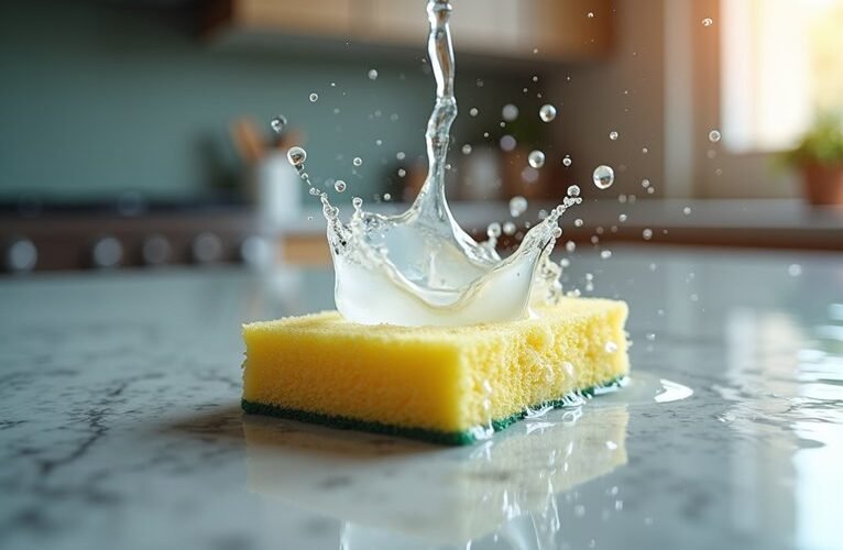 avoid kitchen cleaning with sandpaper