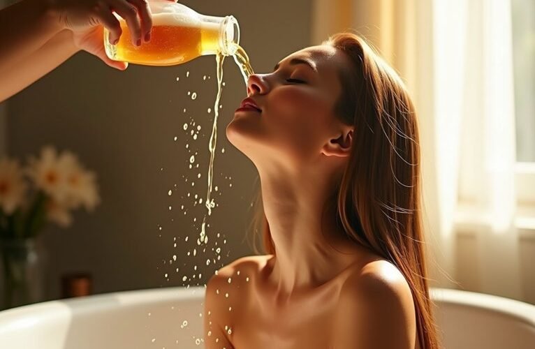 beer washing hair regularly