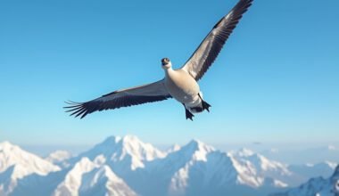 bird soars above airplanes