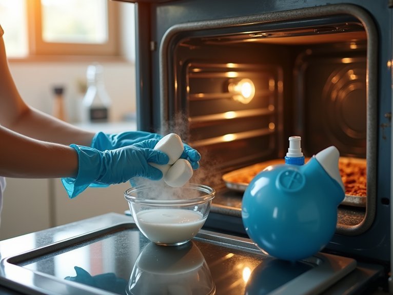 chemical based oven restoration approach