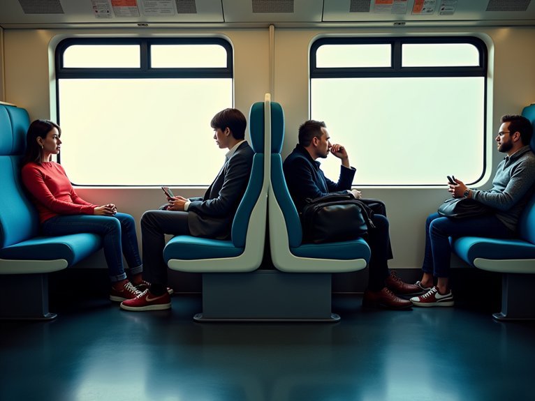 considerate seating and baggage etiquette