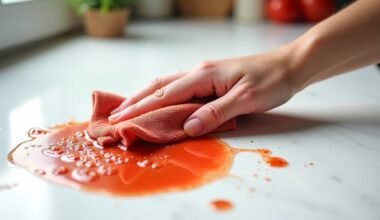 effective kitchen food stain removal methods