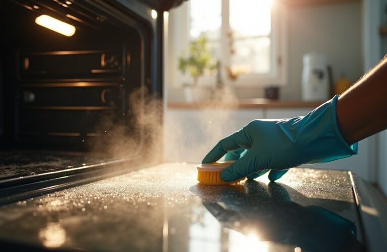efficient oven cleaning in minimal time