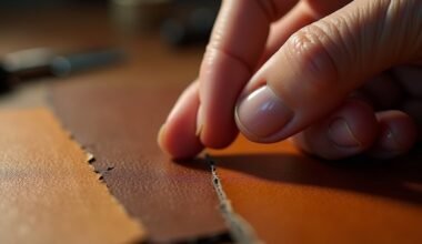 leather identification techniques summarized concisely