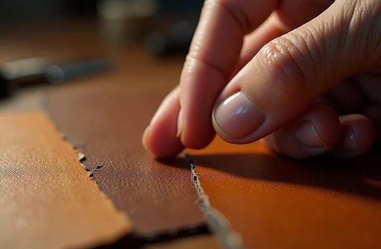 leather identification techniques summarized concisely