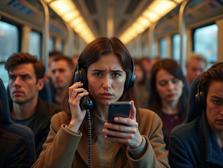 loud disruptive speakerphone conversations