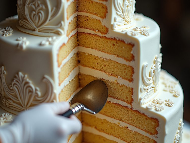 massive royal celebratory wedding cake