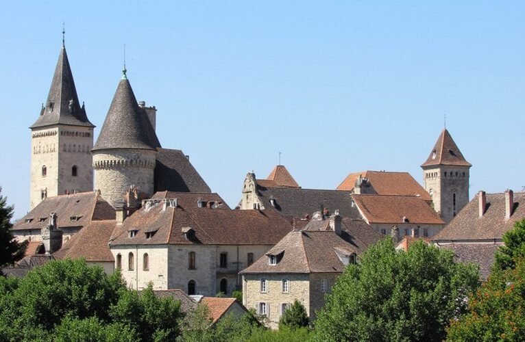 medieval french town gems
