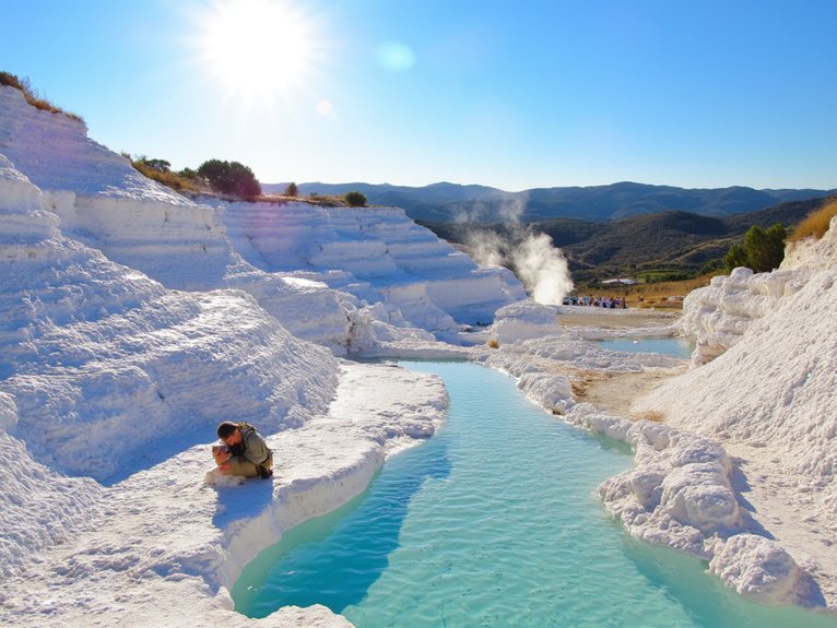 mesozoic era hydrothermal travertine deposits