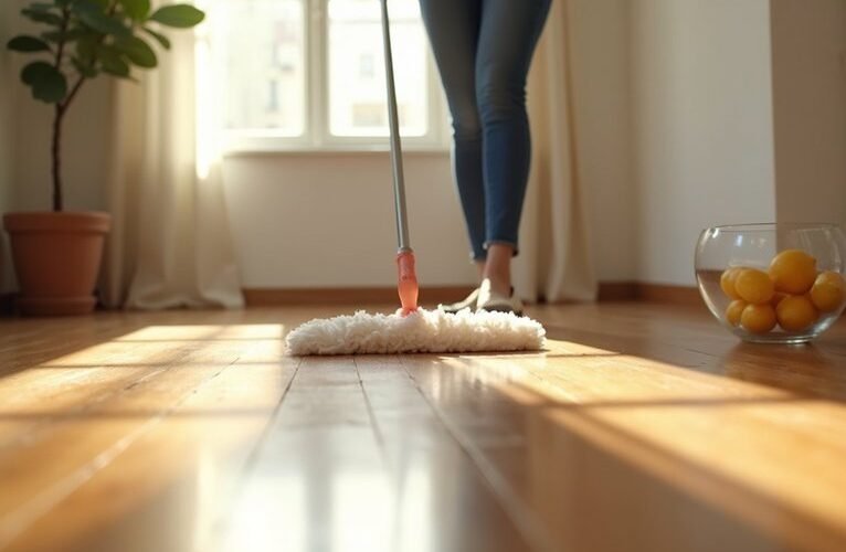 quick chemical free floor cleaning