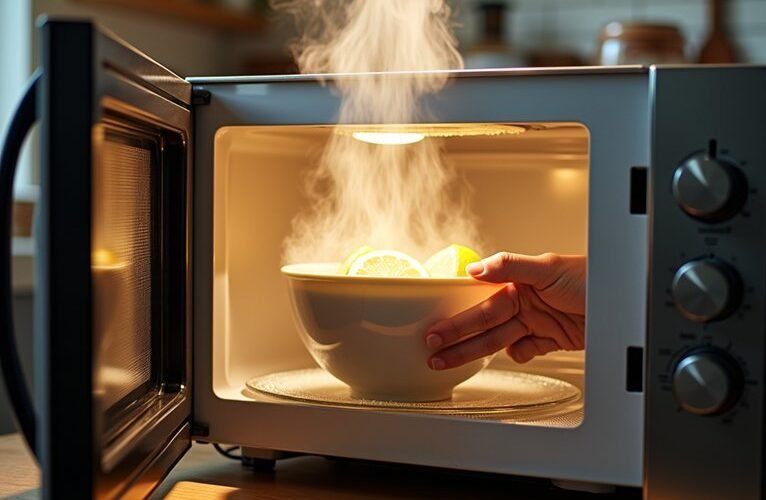 quick easy microwave cleaning