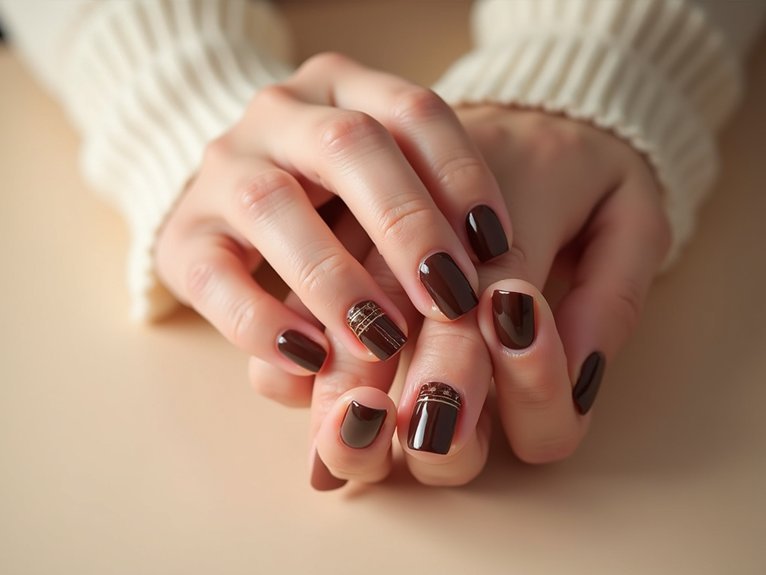 refined understated sophisticated professional nail designs