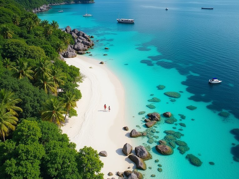 secluded paradise of pristine islands