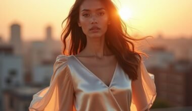 shiny blouse trendy 2025 summer
