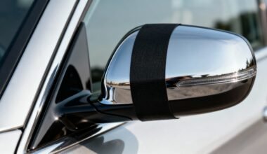 juoda juostelė ant veidrodžio