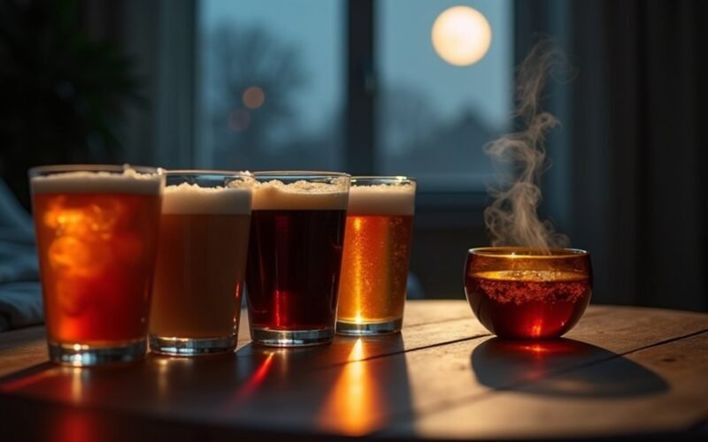 gėrimai, kenkiantys miegui ir figūrai