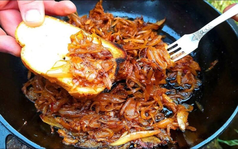 caramelized onions in twenty