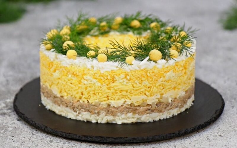 century old mimosa salad recipe