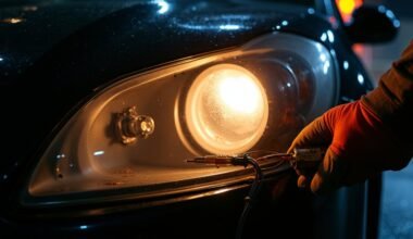 vilpsinčios automobilio šviesos priežastys