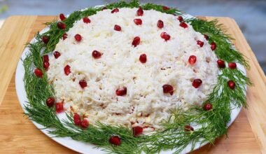 mandatory festive salad centerpiece