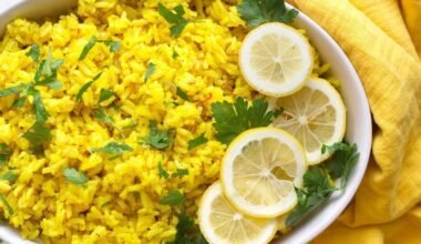 quick lemon rice sidedish