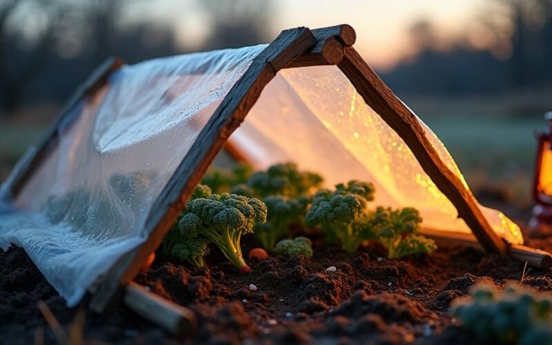 paprastas šaltasis rėmas daržovių saugojimui