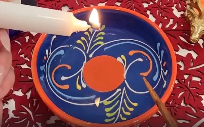 wax and water divination techniques