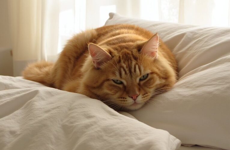 tavo katė ten miega