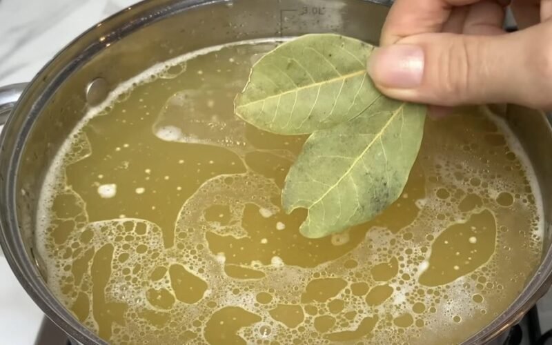 added bay leaf too late