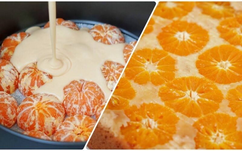 aromatic five tangerine flour cake