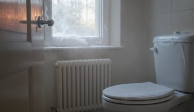 šaltas vonios kambarys be šildymo