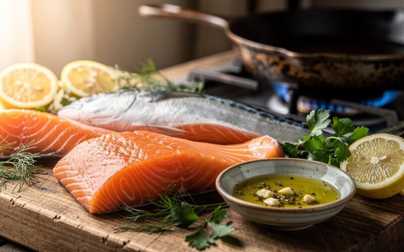 žuvis, turinti daug baltymų