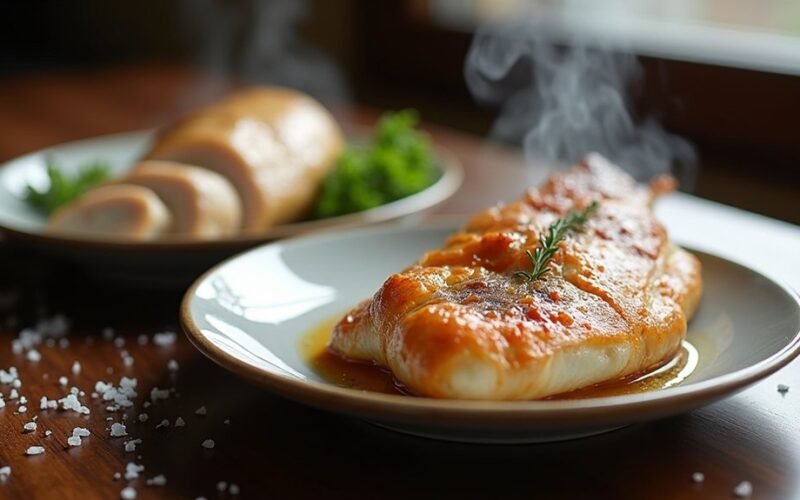 kepta riebi skumbrė