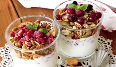 half cup oats handful berries