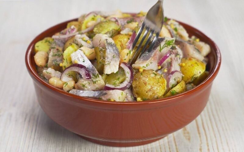 herring and egg beloved salad