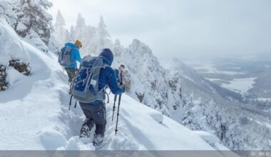 žygio dalyviai sumišę dėl sniego krušos