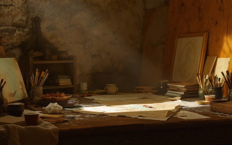 paliko dešimtis meistriškų kūrinių neužbaigtų