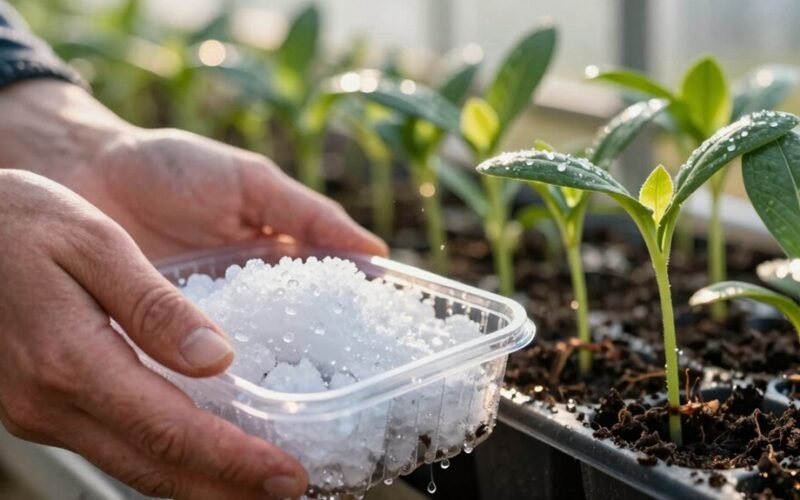 tirpstantis sniegas daigelis laistymas skatina