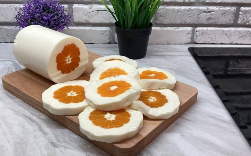 no bake tangerine cream dessert