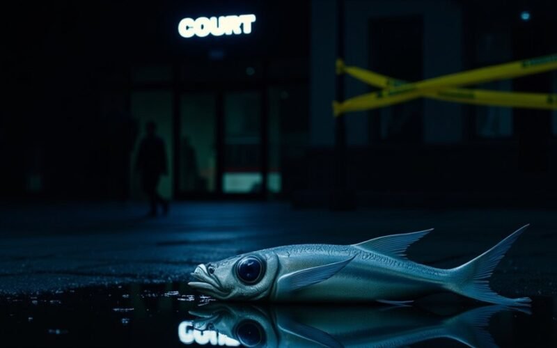 paketas teismas diena žuvis