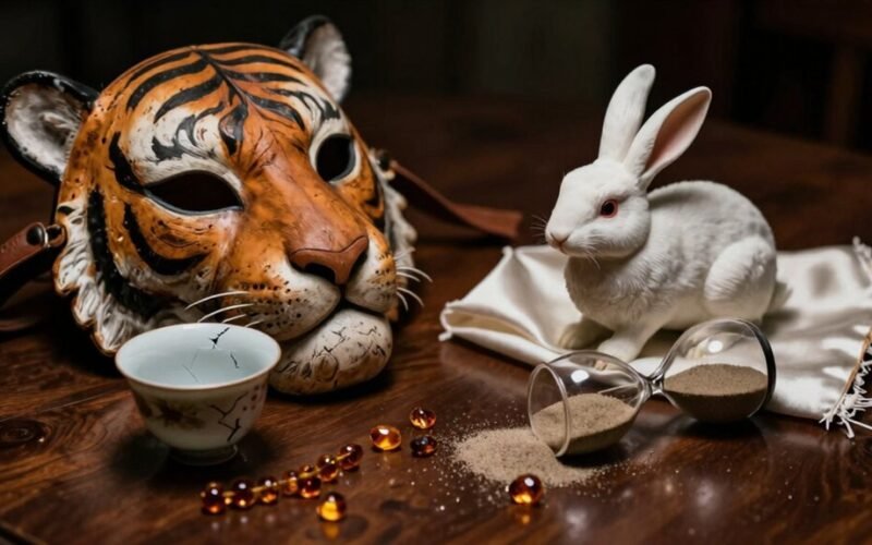 tigras įtampa triušis nerimas