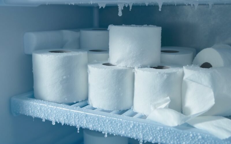 kodėl tualetinis popierius šaldomas