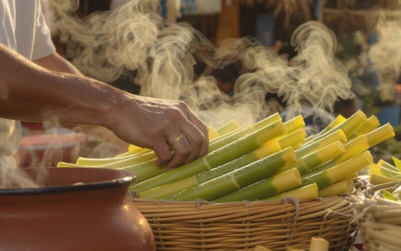 Ar mes visi valgysime bambuką?