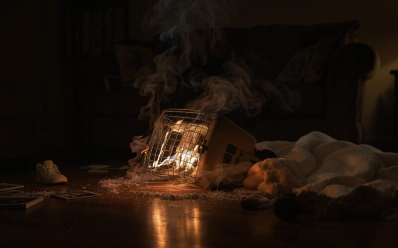 įprasta namų šildymo pavojus