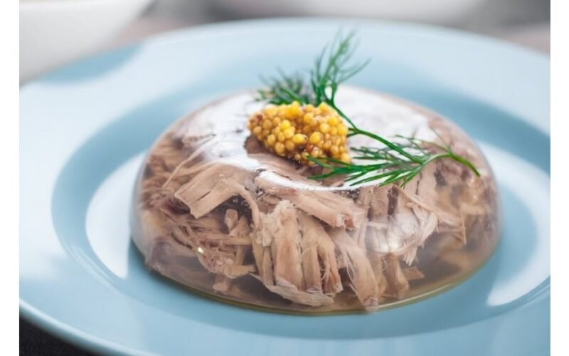 crystal clear savory gelatin