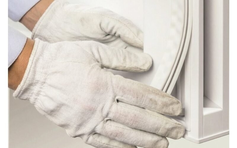 šaldytuvo durelių tarpiklio valymas