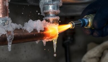 kaip atitirpinti užšalusį vamzdį