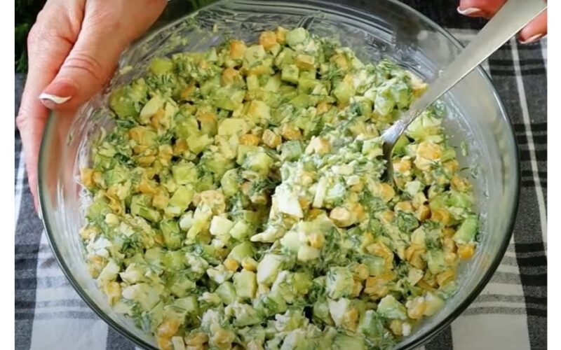 labiausiai vasariška penkių minučių salotos