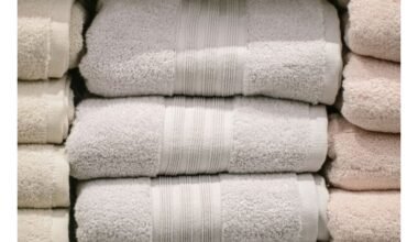 juostelės nurodo rankšluosčio orientaciją